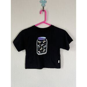 Magellan girls black bee themed T-shirt size extra small EUC
